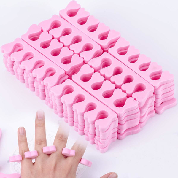 50 st Nagelavdelare (rosa*1 förpackning) Makeup