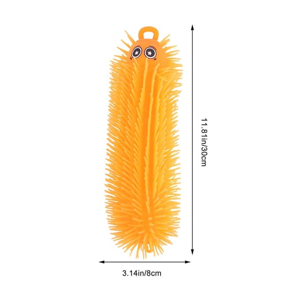 4 stk. Lysende Caterpillar-leker Lysende leker Barn Baby Leker Squeeze Leker