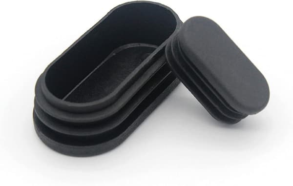 Rør Møbelben, Plast Endestykker, Ovale Endestykker Til Plastik Stoleben, Trampolin Skab Stol 20 Stykker (15x30mm)