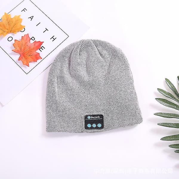 Herrar och damer snö varm Bluetooth headset stickad mössa