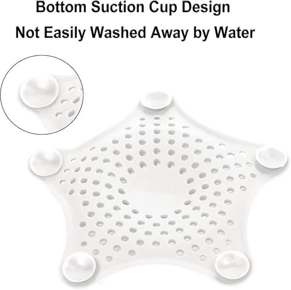 Silikone vaskefilter 15,2 cm Fontainebleau (hvid)
