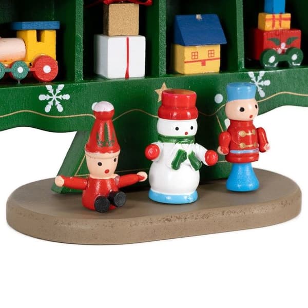 Juletræ - SPRINGOS - 28 cm - Træ med figurer - Indendørs dekoration - Klassisk