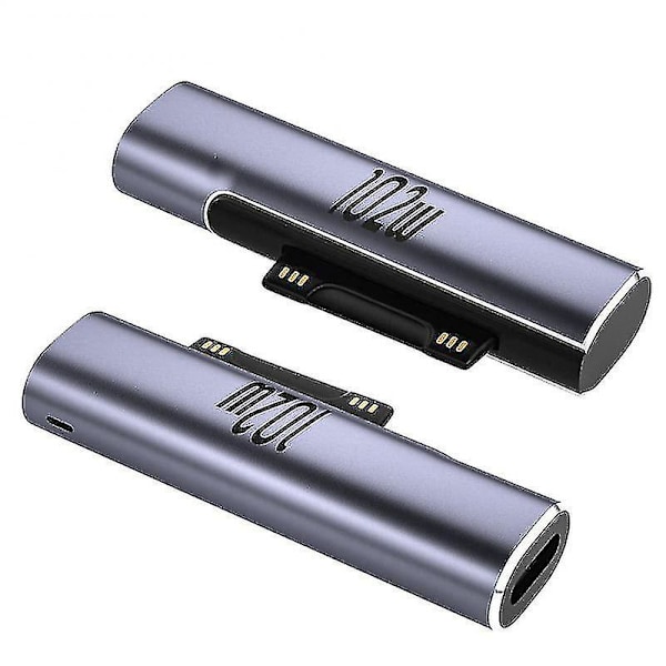 102w 6.8a Pd Snabbladdningsadapter för Microsoft Surface Pro X 8 7 6 5 4 3 Go Book Usb