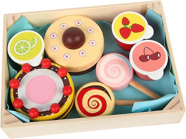 Baicccf Simuleringsmat Leksakssats Utbildningsleksaker Låtsasrollspel Praktisk Förmåga, Snacks