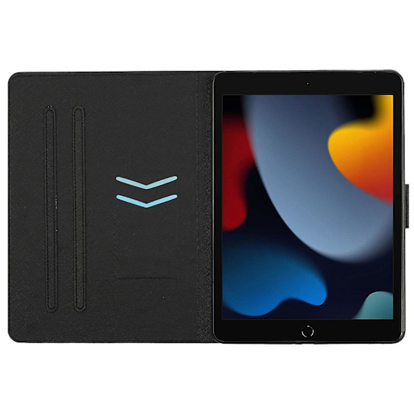 Kompatibel med Apple iPad 10.2 (2021)/(2020)/(2019)/10.5 Universal Version Personlig Malet Vol（Stil C iPad 10.2 (2021)，Lilla）