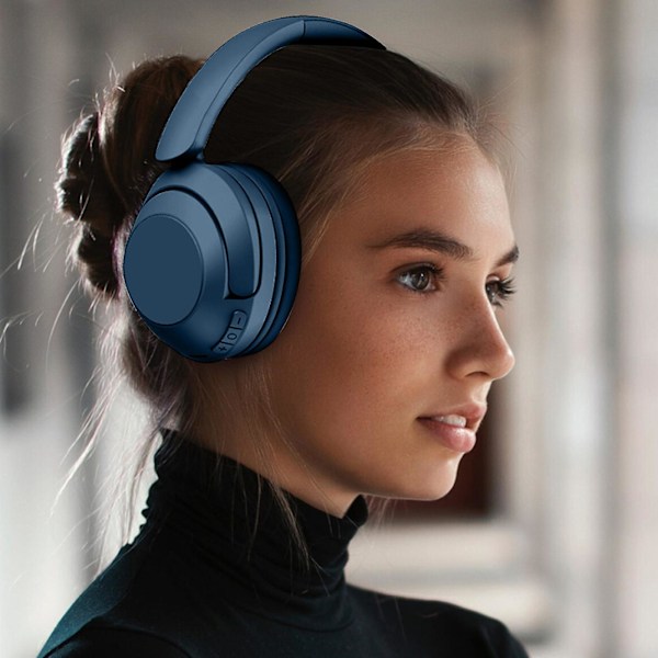 Bluetooth-kuulokkeet korvan päälle, langattomat kuulokkeet mikrofonilla, HiFi-stereot, taitettavat, kevyet kuulokkeet matkapuhelimelle ja tietokoneelle