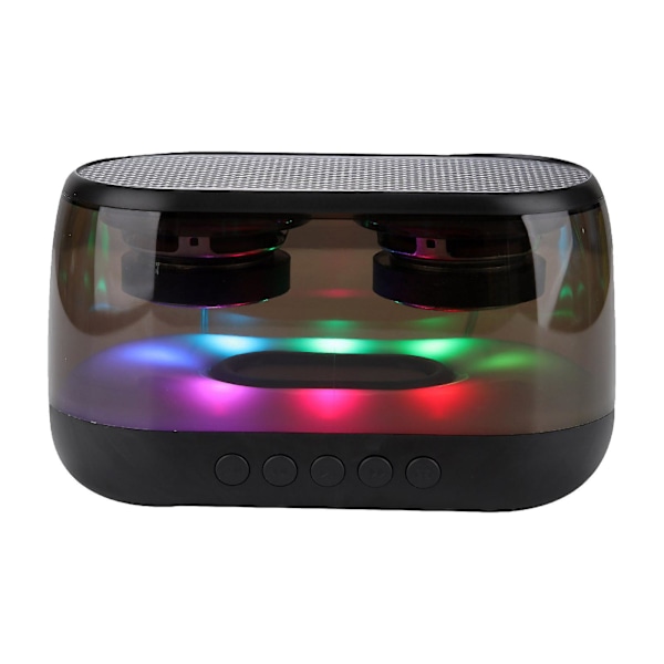 Bluetooth Audio Light Dual Speaker Desktop Fargerikt Lys Trådløs Bluetooth Kortinnsetting Speaker Multifunksjonell Lyd