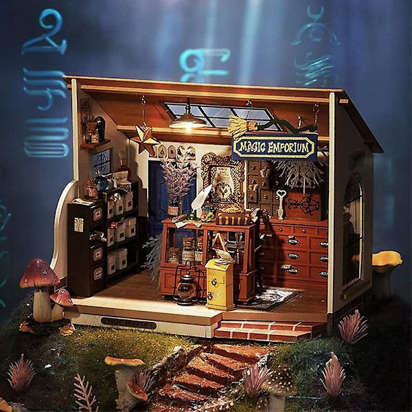Robotime Rolife Trädockhus DIY Mystic Archives Serie STEM Leksak Miniatyrdockhus för Flickor för Presenter för Dropshipping（Dg157）