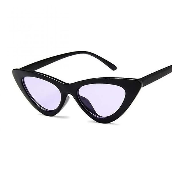 Seje retro små cat eye solbriller til kvinder