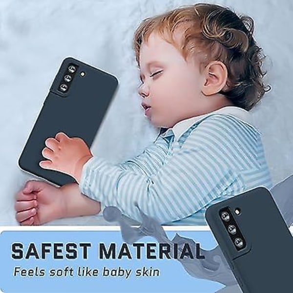 Midnattsblått, Samsung Galaxy S22 case, tunt, flexibelt, elegant stötsäkert case, hög kvalitet