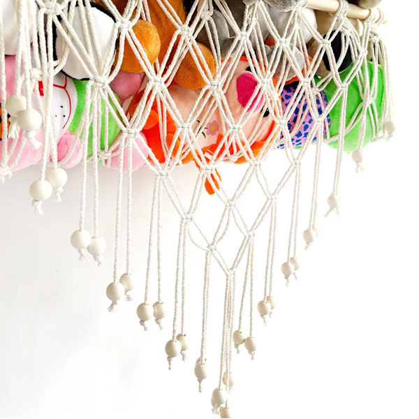 Hengende kurv Trelags dusk Hammock Fylt dyrearrangør B