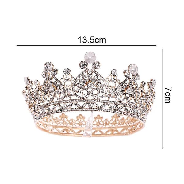 Kroner til kvinder Brud Prinsesse Kroner Diademer og Kroner til kvinder Elegante Kroner Hårbånd