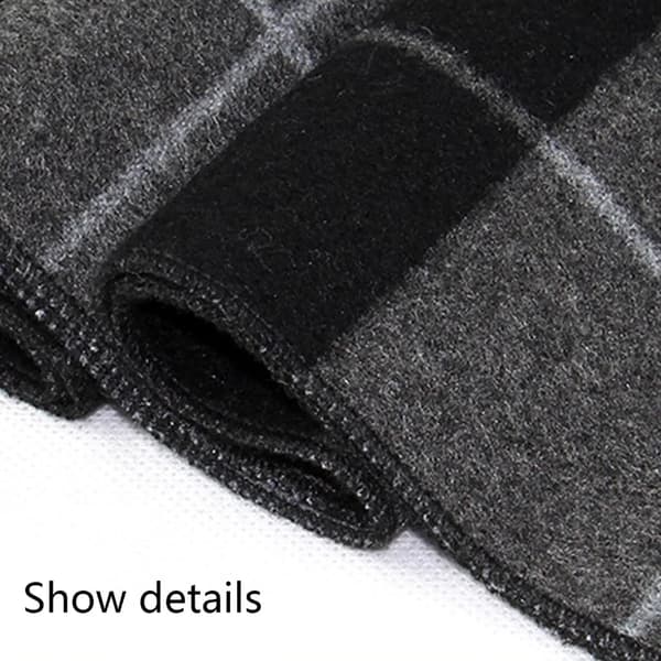Halsduk Herr Stickad Halsduk Dam Varm Höst Vinter Halsduk, Herrhalsduk Basic Klassisk Modern Elegant Varm Lång Vinterhalsduk(1)