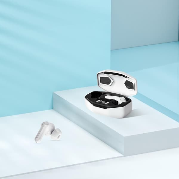 Trådløse ørepropper Bluetooth 5.1 Headset IPX5 LED Batteri Display Med Laderboks Stereo Audio