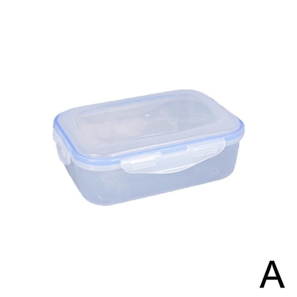Plastbehållare för mat med lock, mikrovågsugn (300 ml)