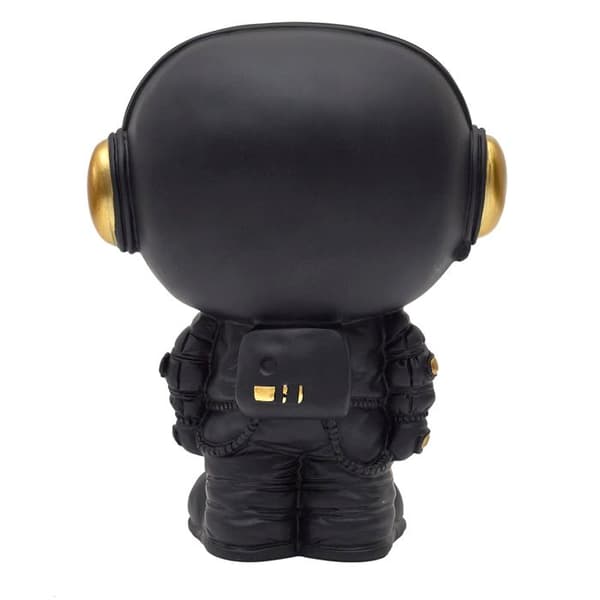Statue - Home Deco Factory - Astronaut - Pyntefat - Svart og Gull