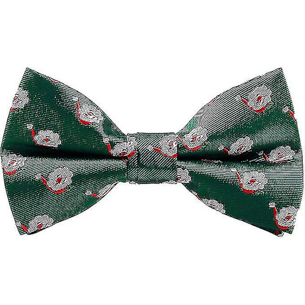 Jul Fluga Festlig Tematisk Mönster Jacquard Vävd Jul Fest Förknuten Fluga