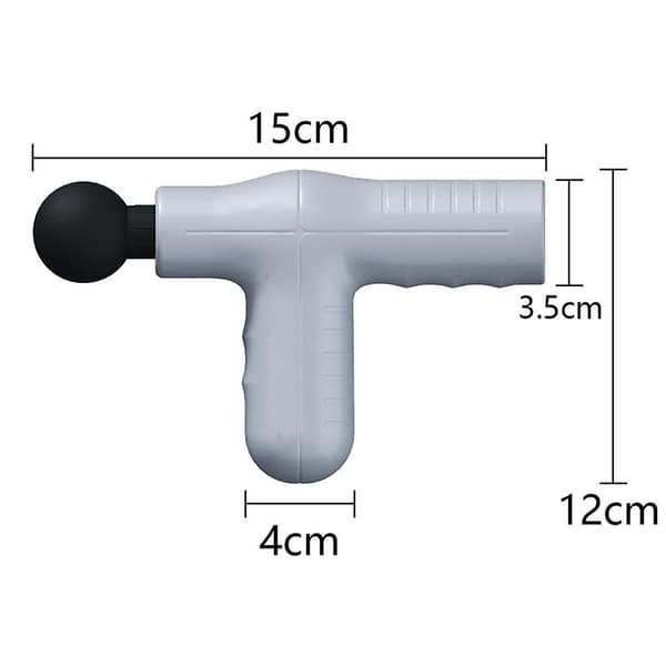 Mini massagepistol, lommeformat lille massagepistol, dybdevævs muskelmassagepistol til smertelindring, Usb