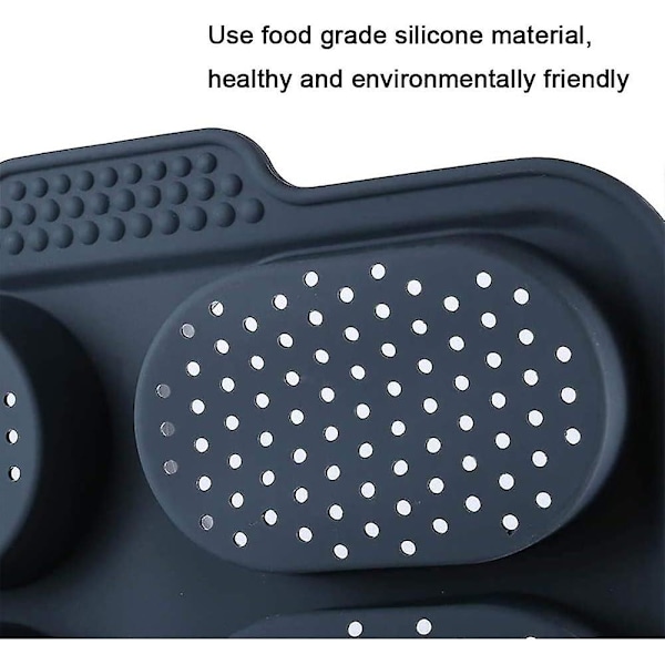 Mini Baguette Bageplade, Brødknusende Bakke, Non-Stick Perforeret Pande, Til Brødknusende Bakke, Brød Bagepande