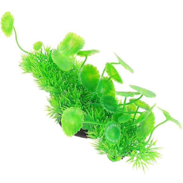 Fiskeskål Pant Plastplante Model Kunstig Vandplante Akvarie Vandplante til Dekoration（20X10cm，Som Vist 2）