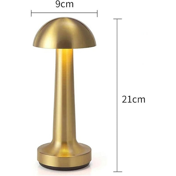 Trådløs bordlampe bærbar oppladbar skrivebordslampe med berøring