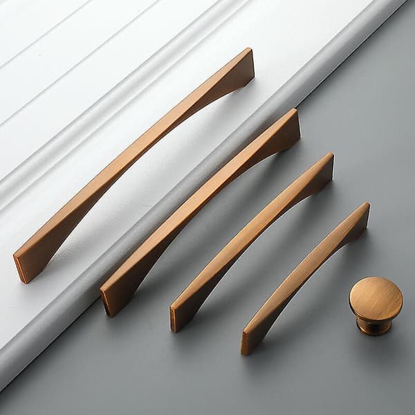 2 stk. møbelgreb køkkenskabsgreb møbelgreb T-stang dørgreb (hulafstand 160 mm, kaffe)