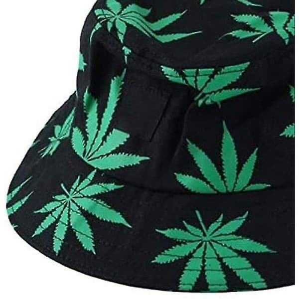 Unisex Solhat Buet Hat Hamp Mønster Hat Hovedomkreds Omkring 58cm