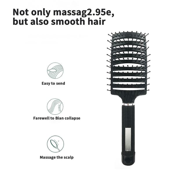 Redende massagehårbørster buede ventilationshårbørster（BK）