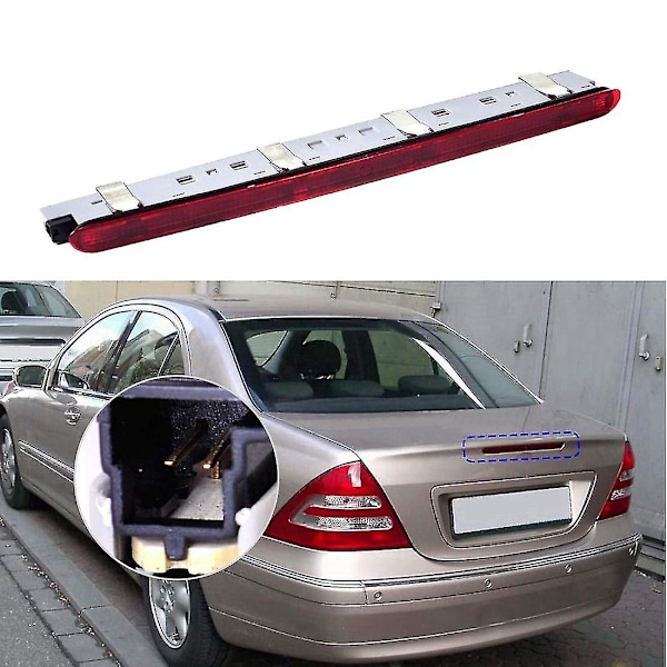 Bakre stötfångare LED bromsljus bakljus för W203 C-klass 2000-2007 2038201456a 2038200156
