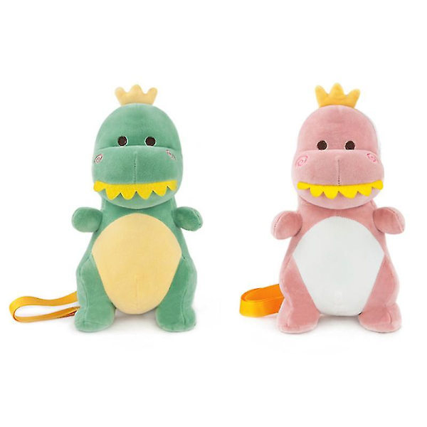Dinosaur Rygsæk Skuldertaske Børn Sød Dyr Rygsæk Dreng Pige Dinosaur Taske（Pink）