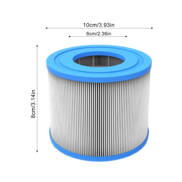Uima-altaan suodattimen vaihtosuodatinpatruuna Uima-altaan pumput Uima-altaan suodatin monille hieronta-altaille（1 kpl）