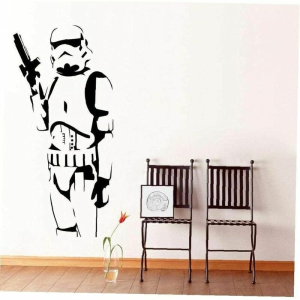 Indretning Modeprodukt Cool Star Wars Børn elsker Stormtrooper Kunstvægklistermærke Vinyl Decals Dekoration Drenge Soveværelse Vægmaleri