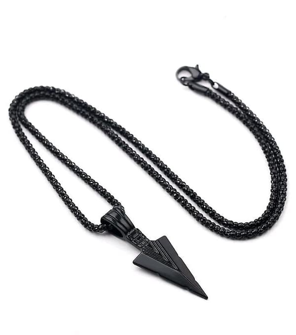 Halsband för män med pilhänge