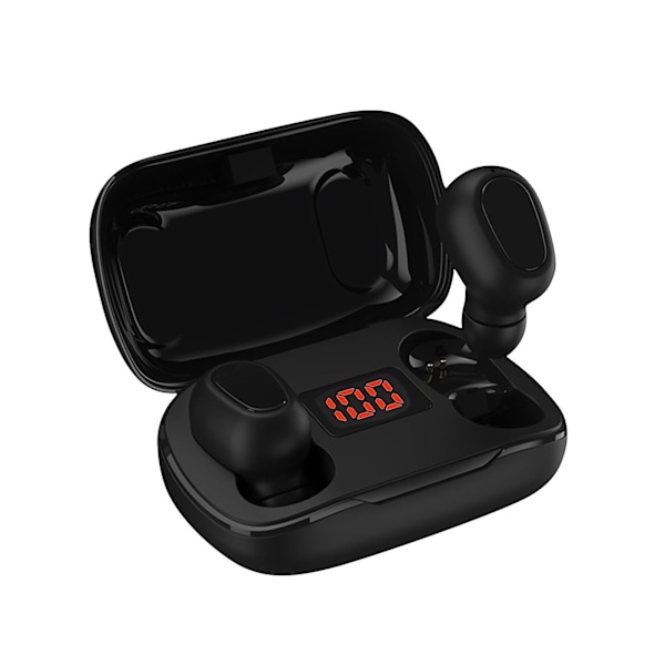 L21 Pro Bluetooth 5.0 Hörlurar 350mAh Laddningsbox Trådlösa Hörlurar 9D Stereo Sport Hörlurar Headset Med Mikrofon