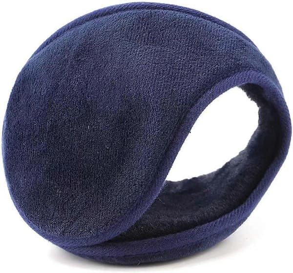 Öronvärmare Unisex Klassisk Fleece Öronmuffar Vinteraccessoar Utomhus Öronmuffar Blå -