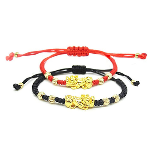 Feng Shui Pixiu Pi Yao Armbånd Tiltrækker Rigdom Velstand Held Og Lykke