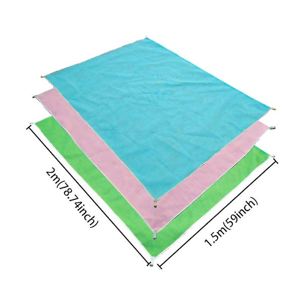 Utendørs Camping Strandmatte (Rosa)