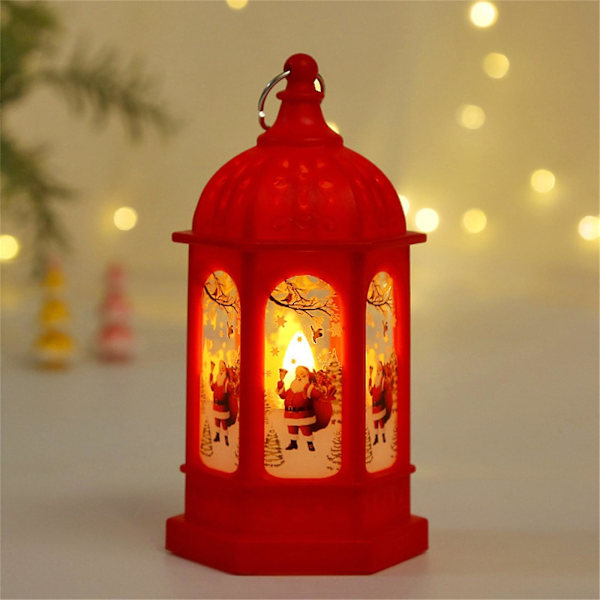 Juledekoration Julelygte Lysestager Lampe Nat Vind Dekoration Nat