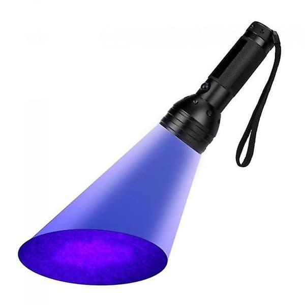 Taskulamppu Led-taskulamppu Ultra Violet 51 LED-taskulamppu Musta UV-taskulamppu Alumiininen taskulamppu Lamppu（H）