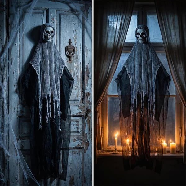Utomhus Halloween-dekoration Hängande Spökskelett