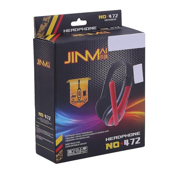 Jm-472 Universell dator bärbar dator ergonomisk design 3,5 mm trådbundet spelheadset