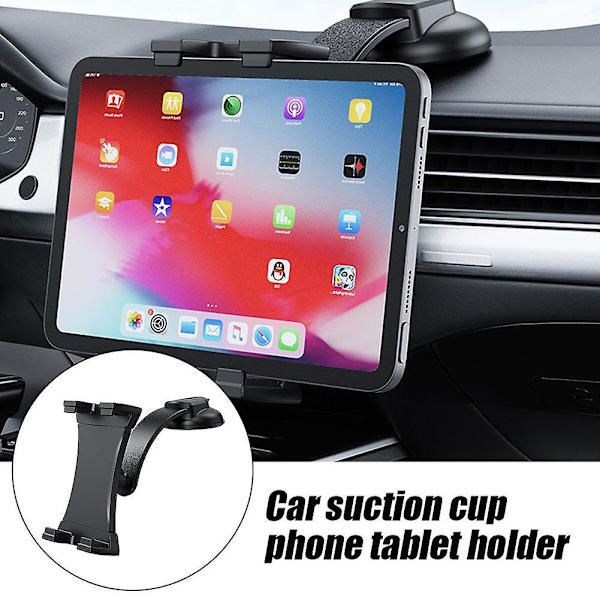 Tablet Bilholder Sugekopholder til Tablets og Smartphones（Som vist）