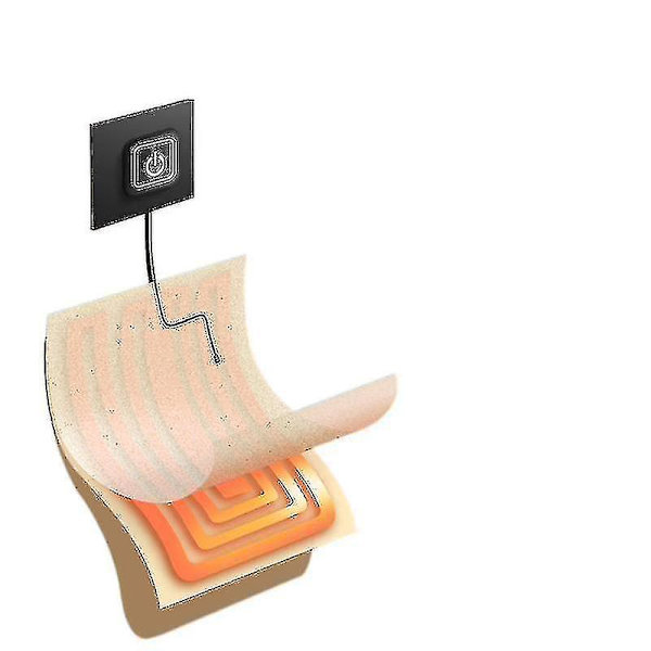 Vinter varm elektrisk uppvärmd halsduk USB uppladdningsbar värme halsduk varm nacke