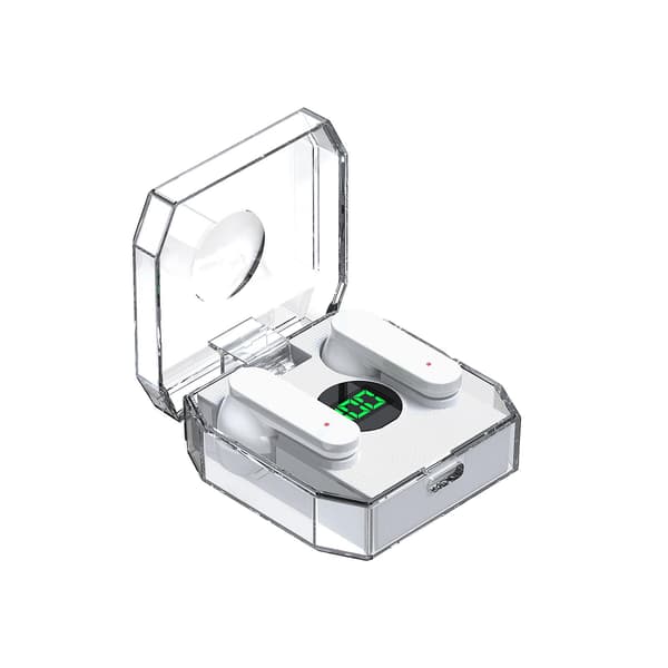 Bluetooth-øretelefoner Trådløse øretelefoner Bluetooth 5.3 Digitalt display Støjreduktion Bluetooth-headset