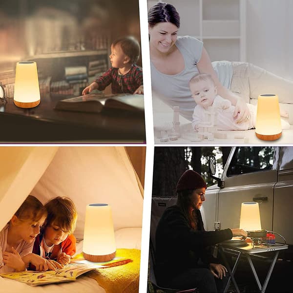 Led-sengelampe. Skrivebordslampe! Skrivebordslampe! Touch Screen-nattelys til Acsergery-stue