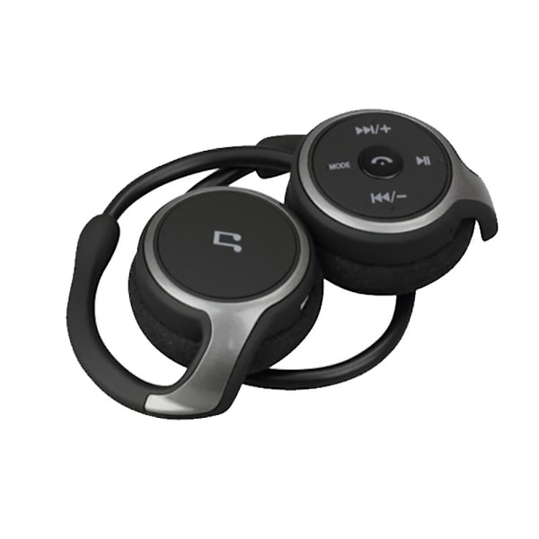 AX-698 Urheilukuulokkeet Bluetooth-tuki 32G TF-kortti FM-radio Kannettavat langattomat kuulokkeet Musta（Musta）