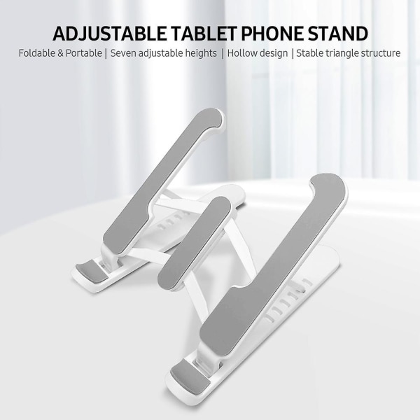Justerbart multi-vinklar telefonställ Bärbart och hopfällbart Tablet Riser  Universal bordsställ för mobila enheter Rosa Rosa