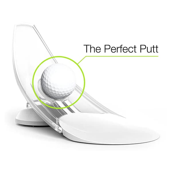 Pressure Putt Trainer Perfektionera din golfputtning (Vit)