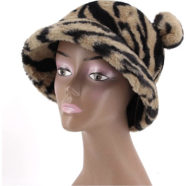 Grodhatt Vuxna Bomullshatt Grodmössa Fiskehatt Strand Festival Solhatt Maskerad Grodhatt Khaki Zebra Björnöron -