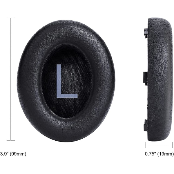 Öronkuddar, Bose 700 (nc700) ersättande öronkuddar för hörlurar, cover, brusreducerande memory foam, ökad tjocklek (vit)